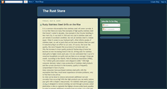 Desktop Screenshot of blog.theruststore.com